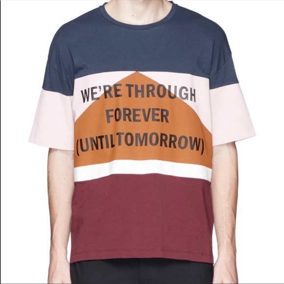 VALENTINO - Esther Stewart oversized graphic print color-block Tshirt, XS - Picture 6 of 6